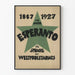 Vintage Esperanto Poster 1887-1927 Groene Ster