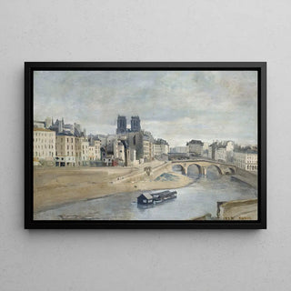 De Quai des Orfèvres en de Pont Saint-Michel - Jean-Baptiste-Camille Corot