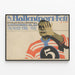 Vintage sportposter 5. Binnenatletiek-Feest Berlijn — ingelijst kunstwerk aan de muur