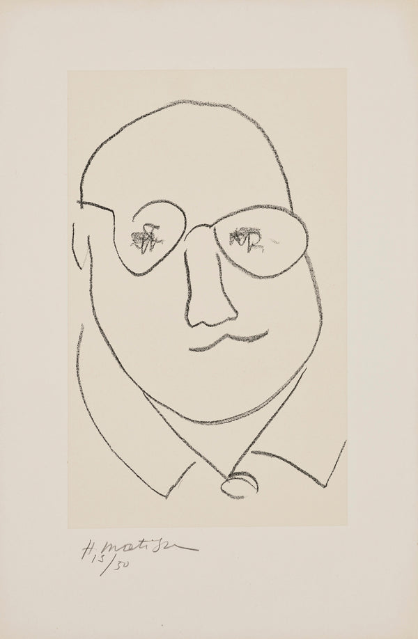 Autoportrait, 1951 – dessin d’Henri Matisse