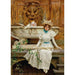 Reproductie van het schilderij Aan de fontein (De twee duiven) - Vittorio Matteo Corcos