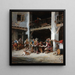 À la posada dans la taverne - Francisco Domingo Marqués — ingelijst kunstwerk aan de muur