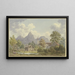 Vue de Brunnen dans le canton de Schwyz - Achilles Benz — ingelijst kunstwerk aan de muur