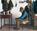 Almueinterieur met zittende ouderen - A.C. Terslse — weergave van het kunstwerk