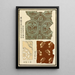 Chinese impressies pl103 - A F Stoddard Company — ingelijst kunstwerk aan de muur