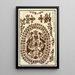 Estampes chinoises pl37 - A F Stoddard Company — ingelijst kunstwerk aan de muur