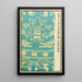 Estampes chinoises pl42 - A F Stoddard Company — ingelijst kunstwerk aan de muur