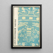 Estampes chinoises pl47 - A F Stoddard Company — ingelijst kunstwerk aan de muur