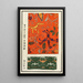 Chinese houtsneden pl81 - A F Stoddard Company — ingelijst kunstwerk aan de muur