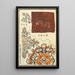 Chinese houtsneden pl98 - A F Stoddard Company — ingelijst kunstwerk aan de muur