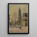 Kerk van Charleston - A Meyer — ingelijst kunstwerk aan de muur