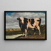 Een bekroonde stier - A Sicco Hempenius — ingelijst kunstwerk aan de muur