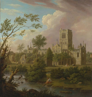 George Lambert - Kirkstall Abbey Yorkshire.webp