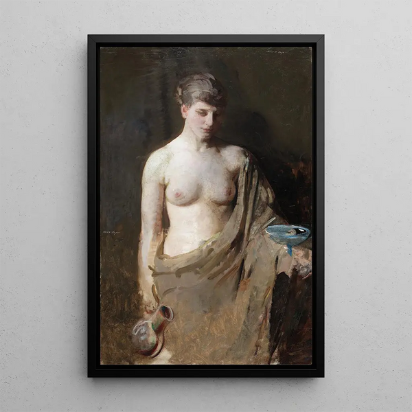 Hébé - Abbott Handerson Thayer — ingelijst kunstwerk aan de muur