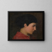 Portrethoofd - Abbott Handerson Thayer — ingelijst kunstwerk aan de muur