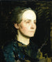 Portret van vrouw Mlle Gertrude Bloede - Abbott Handerson Thayer — weergave van het kunstwerk