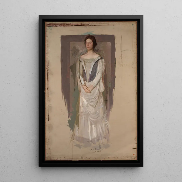 Reproductie van het schilderij Vrouw staand - Abbott Handerson Thayer