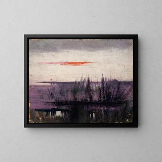 L'étude du ciel simulé par des flamants roses pour le livre sur la coloration dans le règne animal - Abbott Handerson Thayer — ingelijst kunstwerk aan de muur