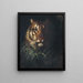Tête de tigre - Abbott Handerson Thayer — ingelijst kunstwerk aan de muur