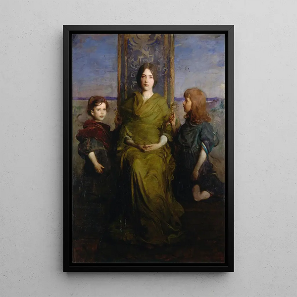 Reproductie van het schilderij Maagd en Majesteit - Abbott Handerson Thayer