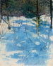 Winter Monadnock schilderij - Abbott Handerson Thayer — weergave van het kunstwerk