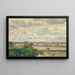 Landschap aan de Seine, omgeving van Vétheuil - Abel Lauvray — ingelijst kunstwerk aan de muur