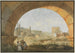 De thermen van Titus in Rome - Abraham Louis Rodolphe Ducros — weergave van het kunstwerk