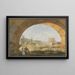 De thermen van Titus in Rome - Abraham Louis Rodolphe Ducros — ingelijst kunstwerk aan de muur