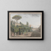 Tuin van het Paleis Colonna - Abraham Louis Rodolphe Ducros — ingelijst kunstwerk aan de muur