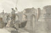 Nieuwe gracht van de vestingwerken in Tarente - Abraham Louis Rodolphe Ducros — weergave van het kunstwerk