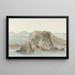 Roche et Ville de Scilla dans la Région de Calabre Vue depuis la Mer au Nord - Abraham Louis Rodolphe Ducros — framed artwork on a wall