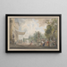 Villa Borghese - Abraham Louis Rodolphe Ducros — framed artwork on a wall