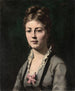 Portret van een vrouw - Abraham Archibald Anderson — weergave van het kunstwerk