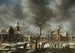 Landschap met schaatsers - Abraham Beerstraaten — weergave van het kunstwerk