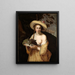 Bergère met een kom druiven - Abraham Bloemaert — ingelijst kunstwerk aan de muur