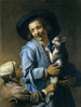 van Jongens die met de kat spelen - Abraham Bloemaert — weergave van het kunstwerk