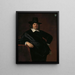 Abraham de Visscher 1605-67 merchant of Amsterdam and director of the Dutch West India Company - Abraham Lambertsz van den Tempel — framed artwork on a wall