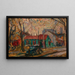 Rue tranquille - Abraham Manievich — ingelijst kunstwerk aan de muur