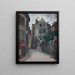 Rue - Abraham Neuman — ingelijst kunstwerk aan de muur