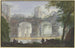 Landschap met een oude boog - Abraham Rademaker — weergave van het kunstwerk