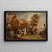 Foire de campagne - Abraham Teniers — ingelijst kunstwerk aan de muur