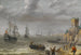 Landschapschilderij met zeedijk met ruïnes op een klif - Abraham Willaerts — weergave van het kunstwerk