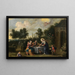 van een scène uit het leven van Sint Elisabeth van Hongarije - Abraham Willemsen — ingelijst kunstwerk aan de muur