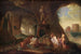 Nymfen in een grot - Abraham van Cuylenborch — weergave van het kunstwerk