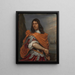 Portret van de luitenant-admiraal Cornelis Tromp in Romeinse kostuum - Abraham van Westerveld — ingelijst kunstwerk aan de muur