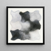 abstract in grijs, zwart en wit - Augusto Giacometti — wandpresentatie van het kunstwerk
