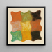 Abstraction en oranje, geel en groen - Augusto Giacometti — ingelijst kunstwerk aan de muur