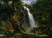 Cascade in Mont-Dore - Achille Etna Michallon — weergave van het kunstwerk