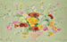 Dahlias en zonnebloemen pompons - Achille Laugé — weergave van het kunstwerk