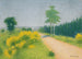 La Route de Belvèze vers le Relais - Achille Laugé — weergave van het kunstwerk